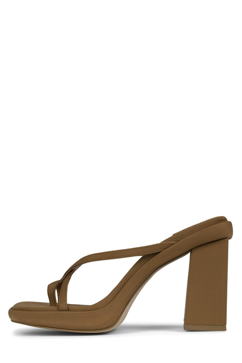 Beige Women's Jeffrey Campbell Bamboo Heels | TVSQWC-167