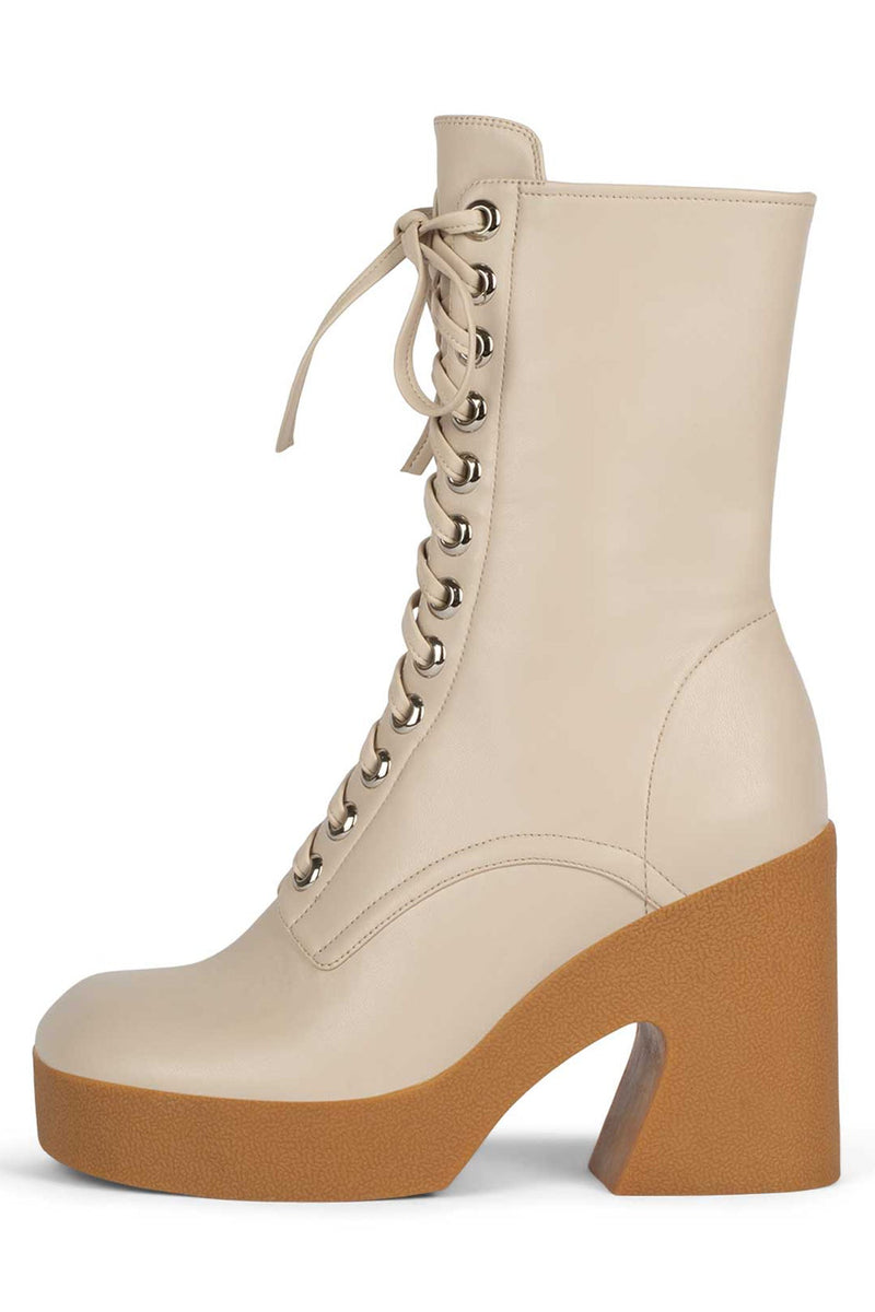 Beige Women's Jeffrey Campbell Kartini-Lu Ankle Boots | EINBDH-528