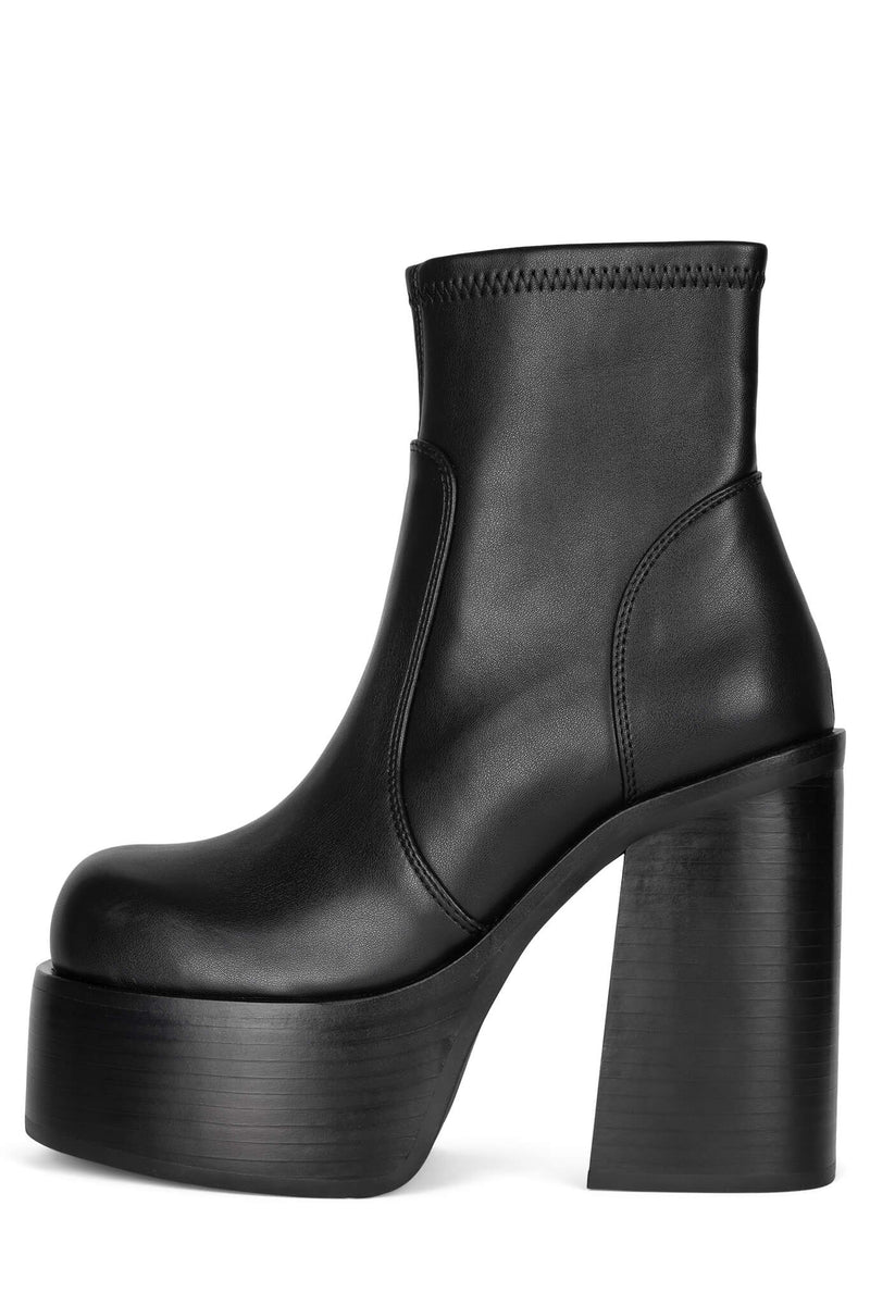 Black Women's Jeffrey Campbell Grimes Ankle Boots | HOQVMY-637