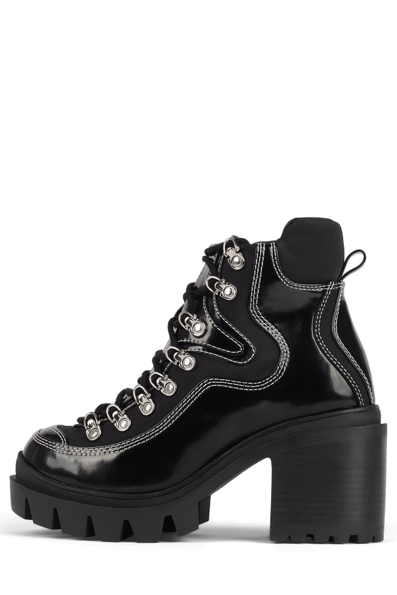 Black Women's Jeffrey Campbell Road-Rage Ankle Boots | LQMJVG-421