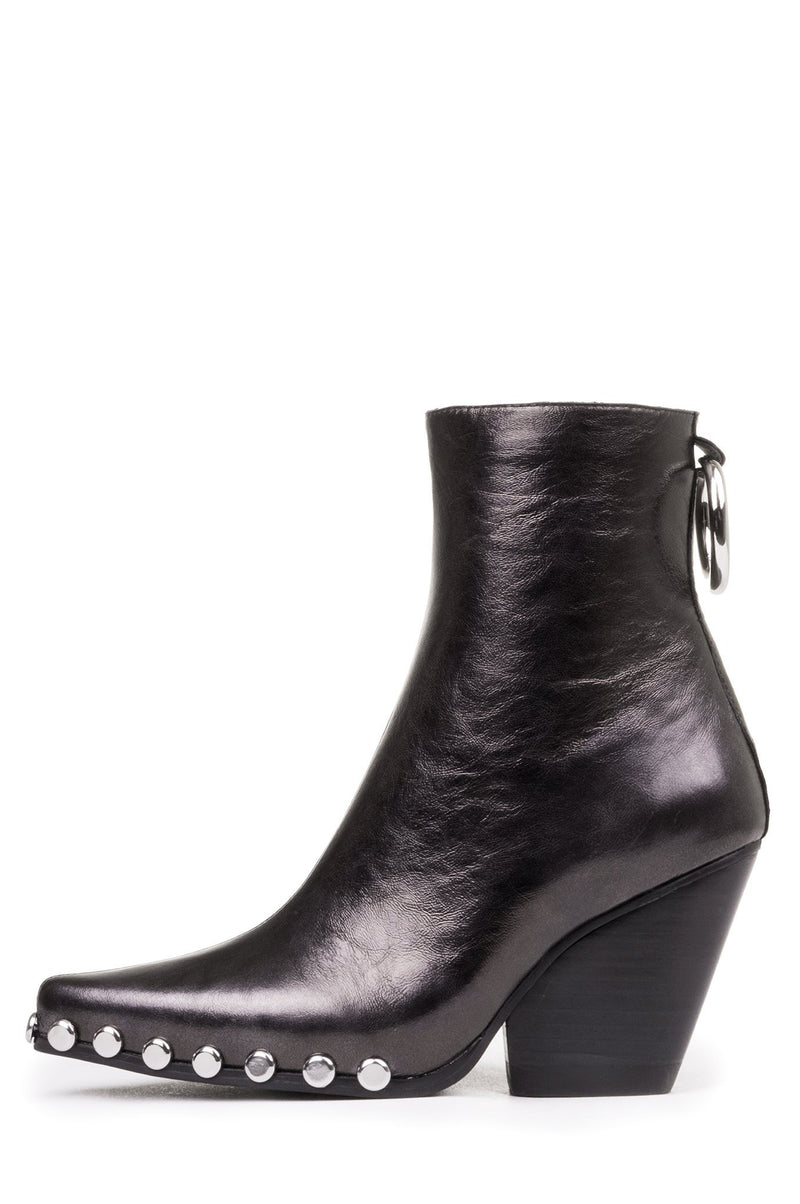 Black Women's Jeffrey Campbell Walton-Str Ankle Boots | NDVCJH-389