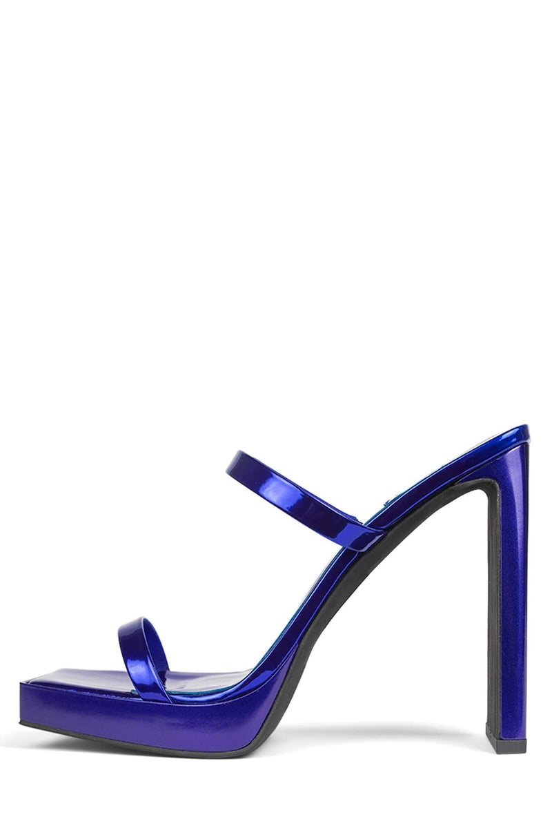 Blue Women's Jeffrey Campbell Hustler Heels | GJECMF-691