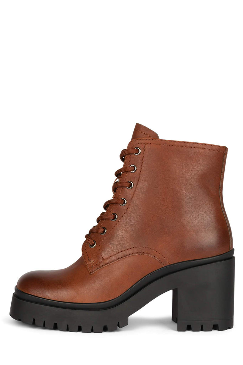 Brown Women's Jeffrey Campbell Anemone-Lu Ankle Boots | ESYHWN-724