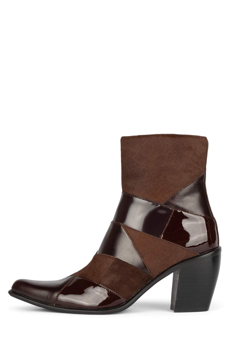 Brown Women's Jeffrey Campbell Caballeros Ankle Boots | UMWEZA-583