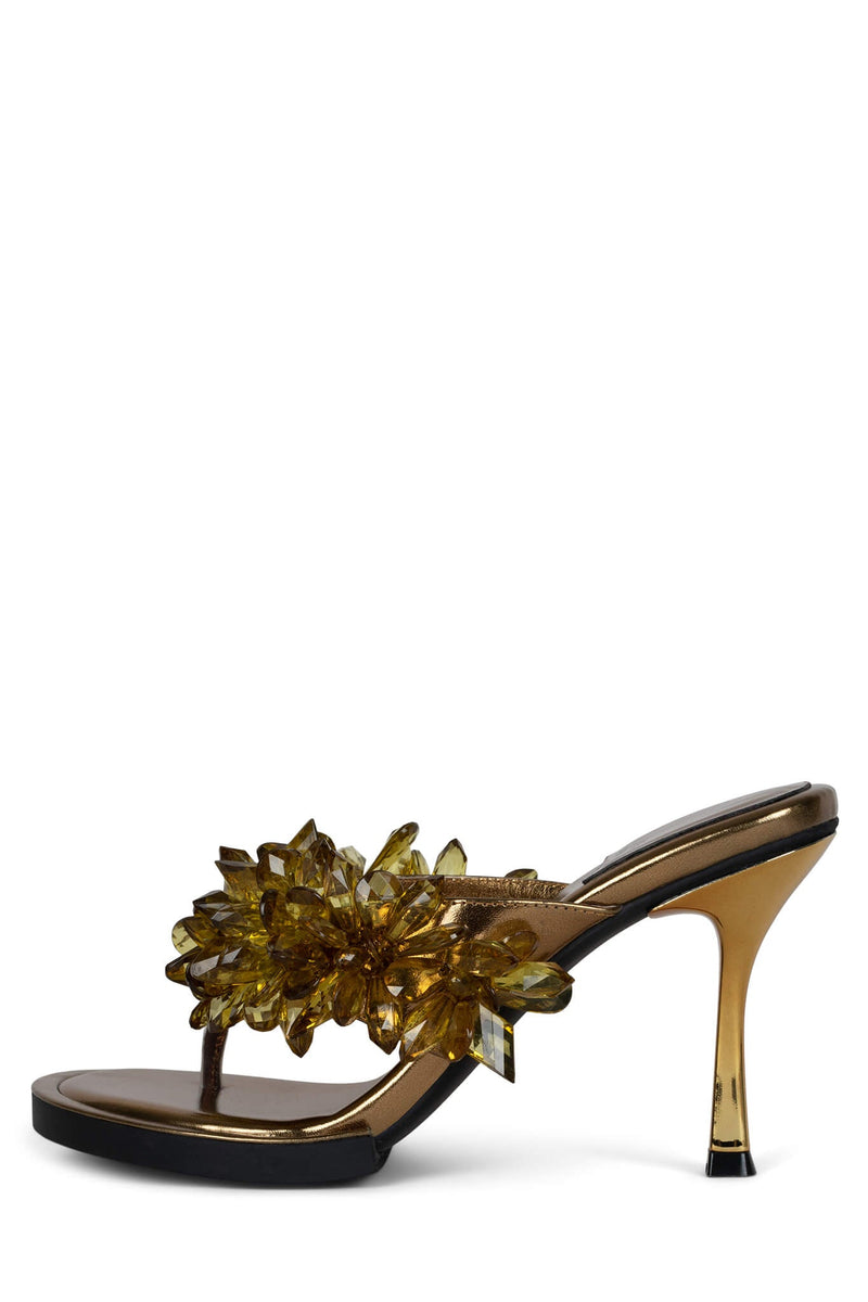 Brown Women's Jeffrey Campbell Glimmery-R Heels | EAUBIW-372