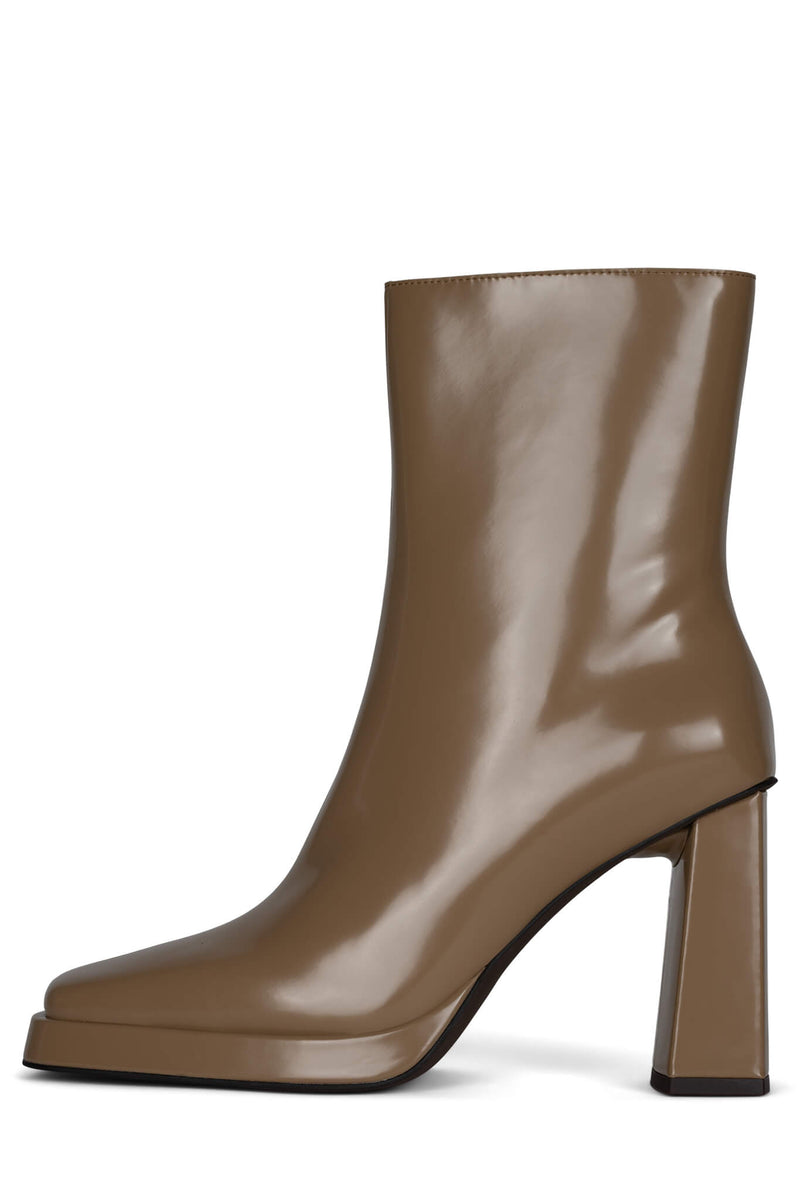 Brown Women's Jeffrey Campbell Maximal-Lo Ankle Boots | OHRJSI-645