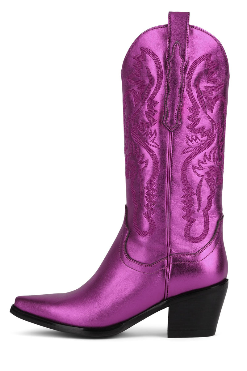 Fuchsia Women's Jeffrey Campbell Dagget Ankle Boots | HGLYEA-184