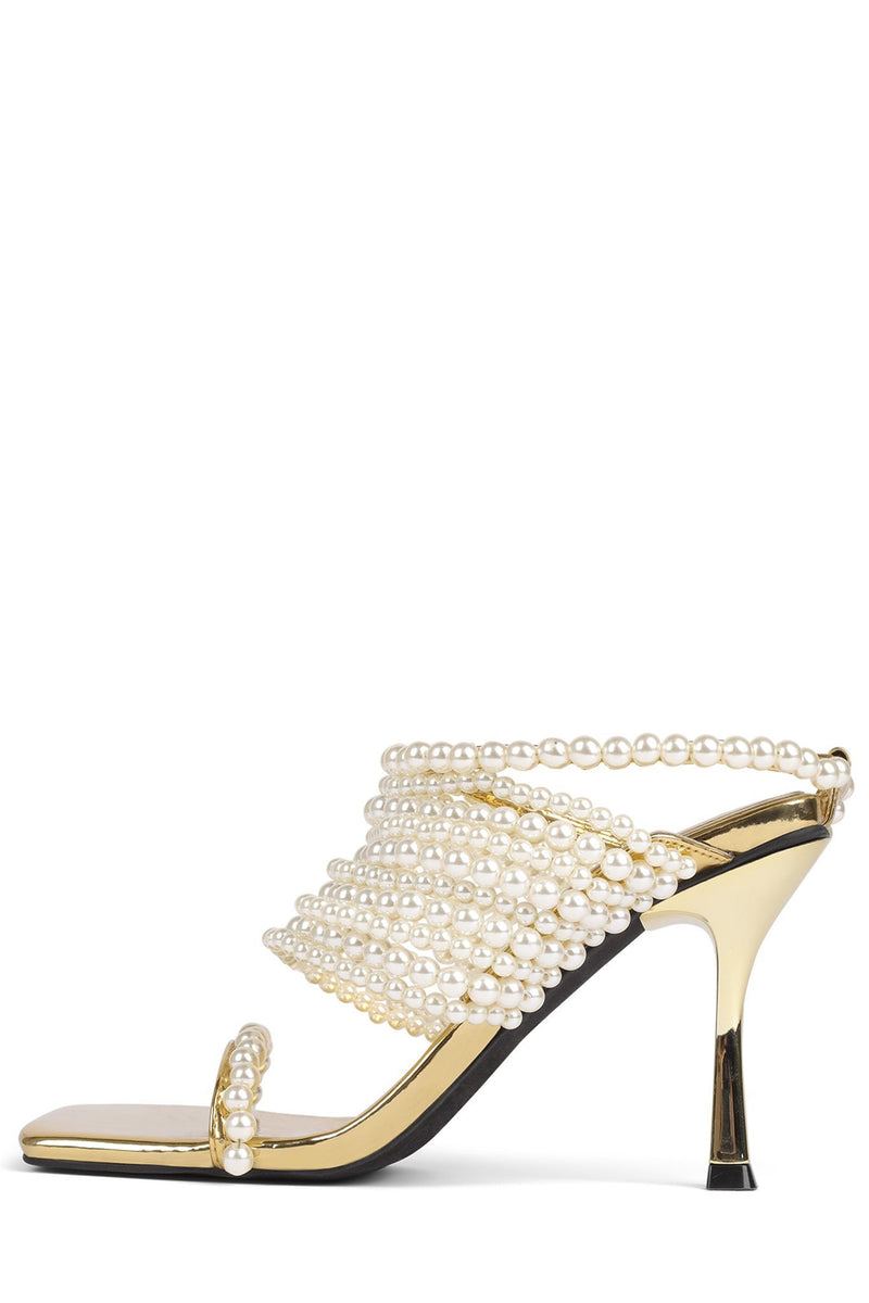 Gold Women's Jeffrey Campbell Theogony-P Heels | AVNFUB-943