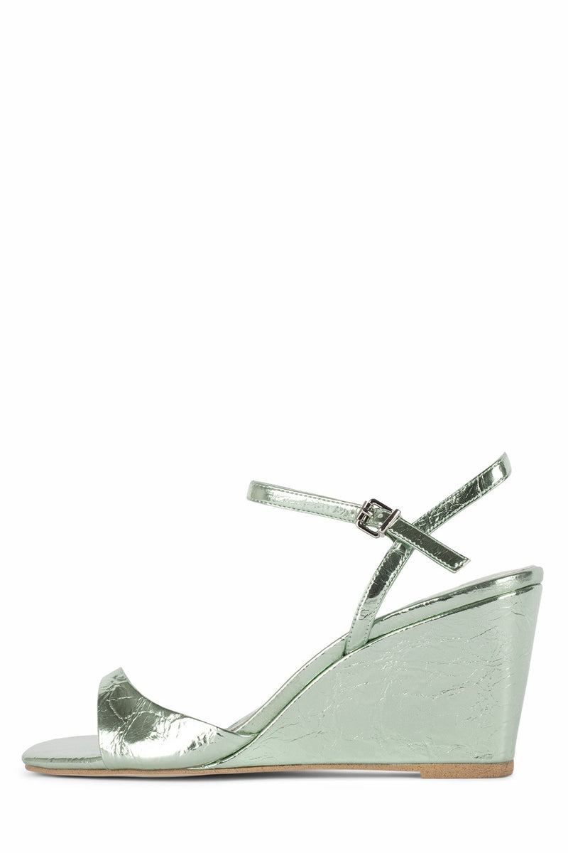 Green Women's Jeffrey Campbell Entree Wedges | QNIKVU-764