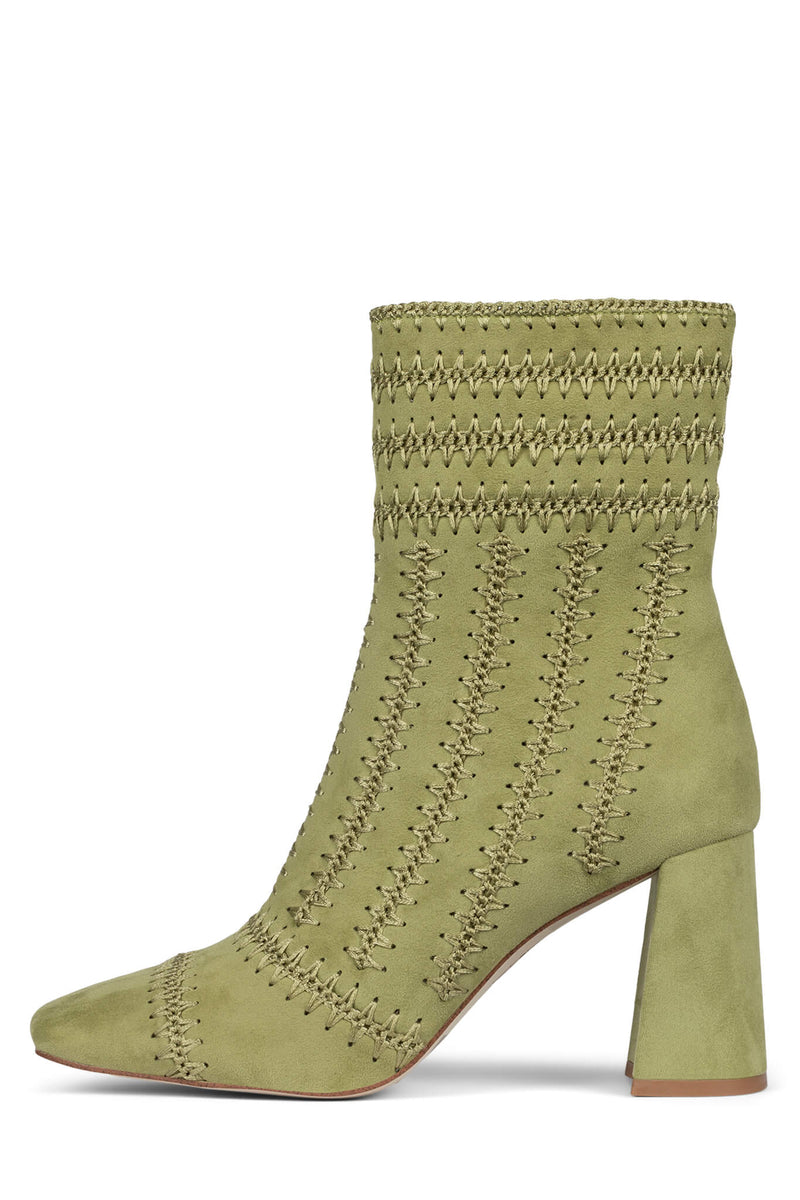 Green Women's Jeffrey Campbell Grateful-2 Ankle Boots | GRZHMN-407