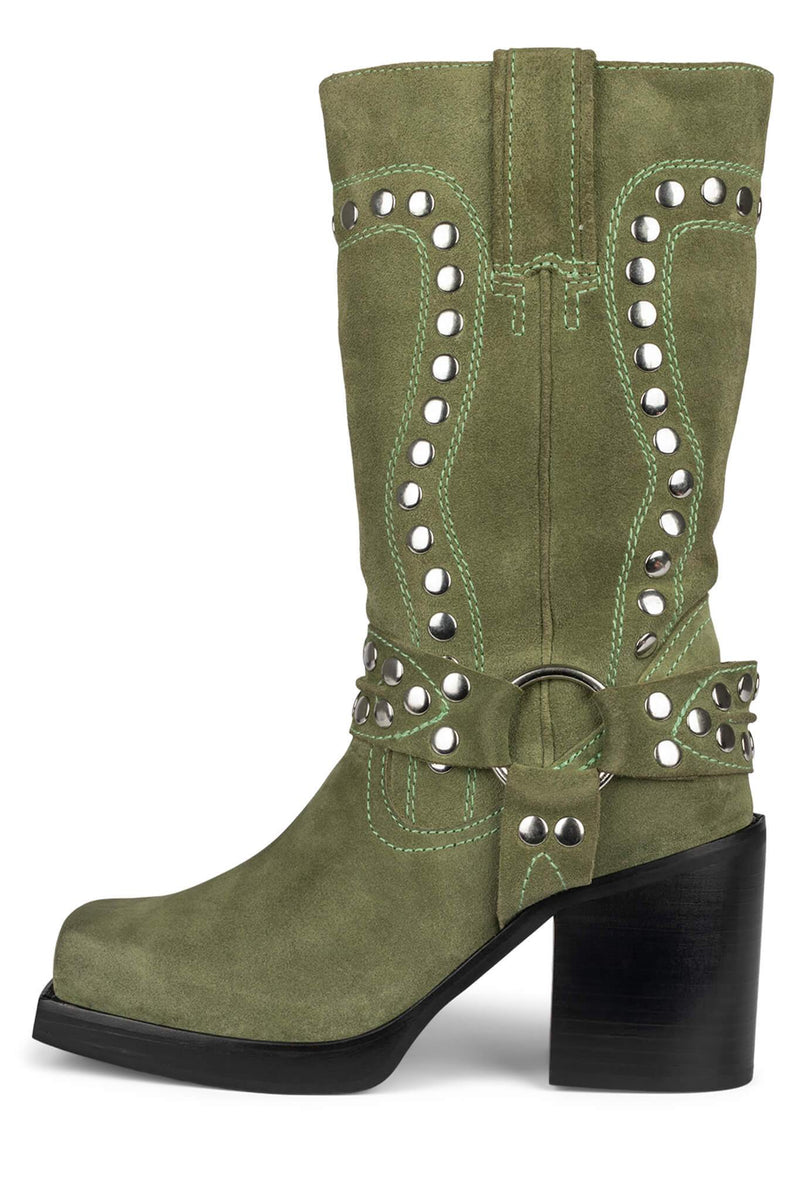 Green Women's Jeffrey Campbell Juvenile-S Ankle Boots | NEYITP-372