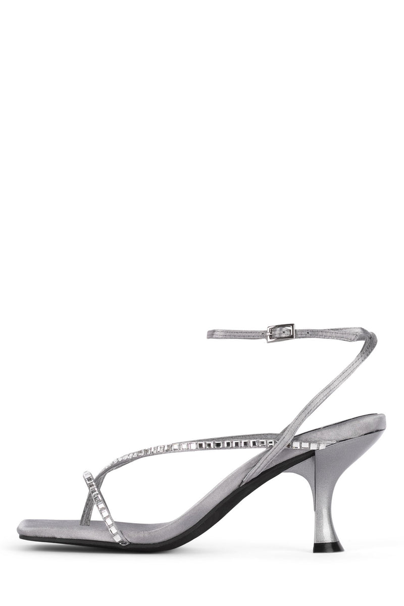 Grey Women's Jeffrey Campbell Fluxx-J Heels | DCTZHL-876