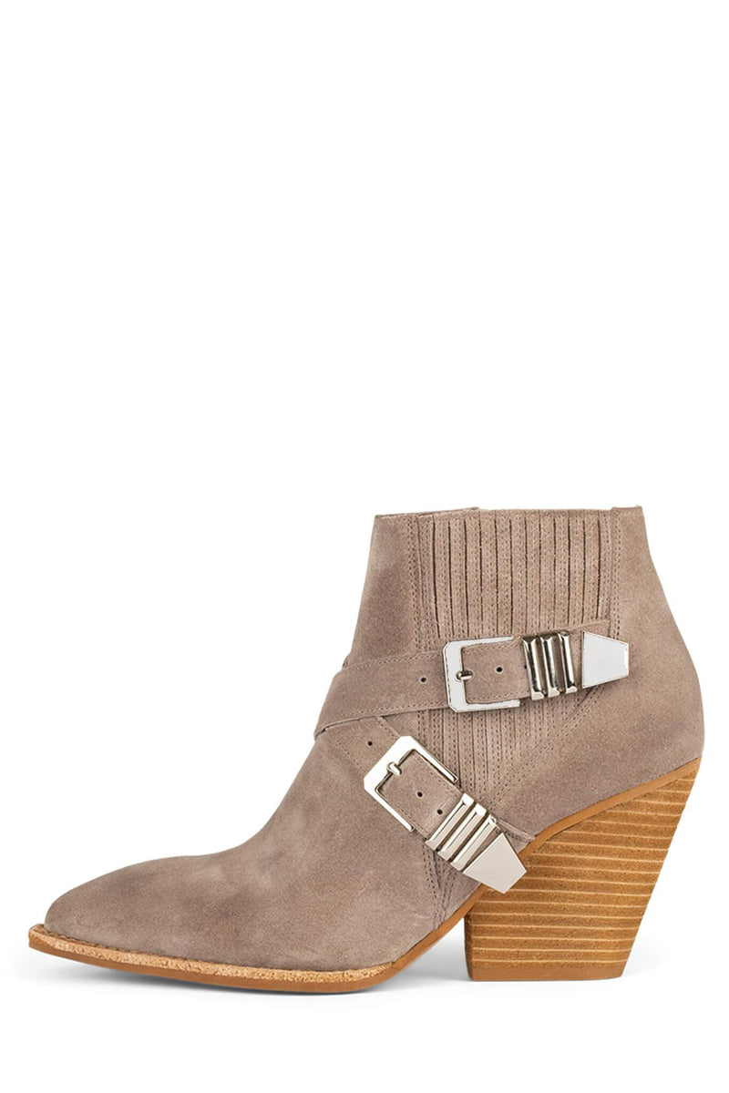 Grey Women's Jeffrey Campbell Texan Wedges | PCXGOE-439