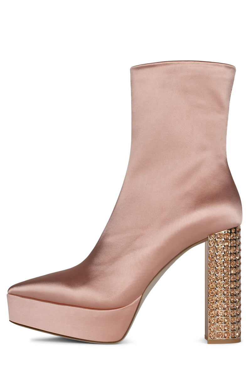 Pink Women's Jeffrey Campbell Bel-Du-Bal Ankle Boots | NUQERW-154