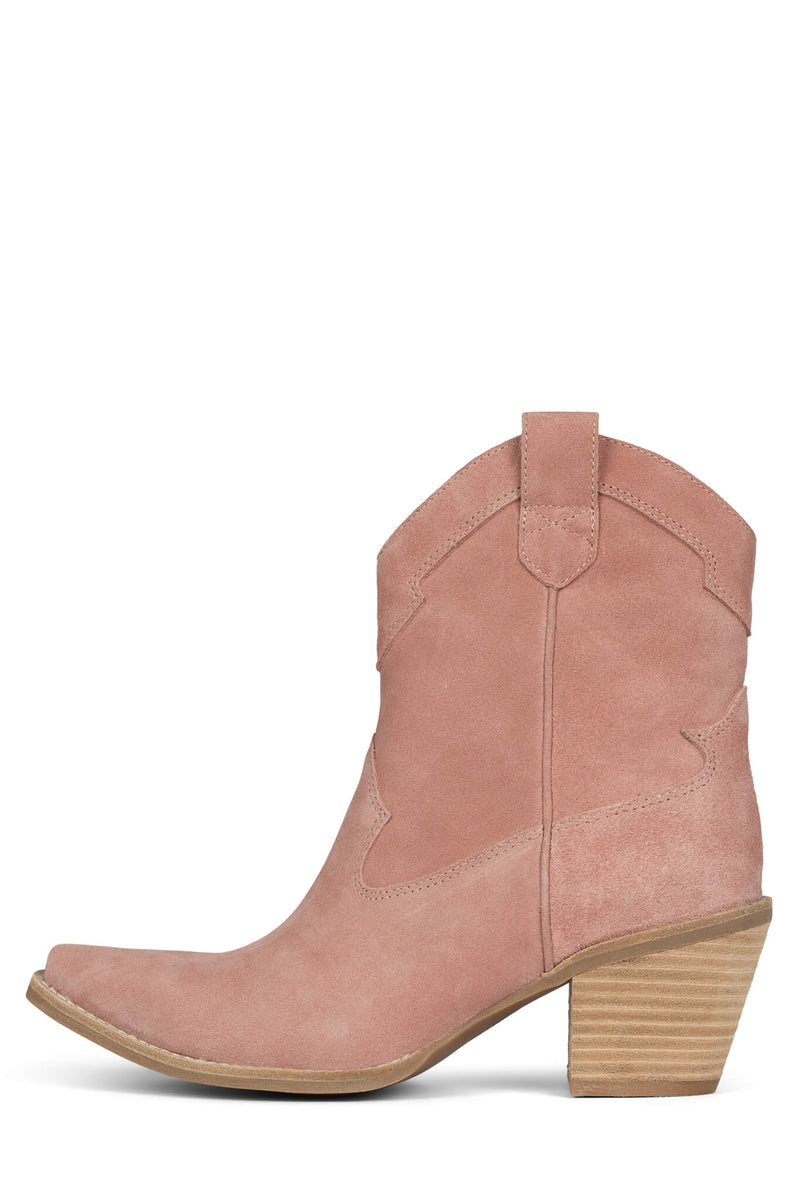 Pink Women's Jeffrey Campbell Rancher-L2 Ankle Boots | PYHNTO-853