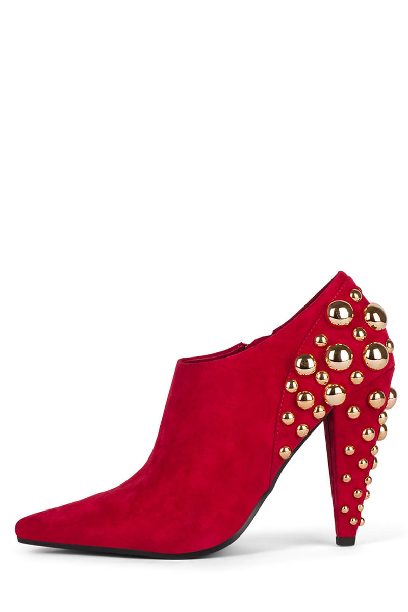 Red Women's Jeffrey Campbell Gallops Ankle Boots | VAXRQW-782