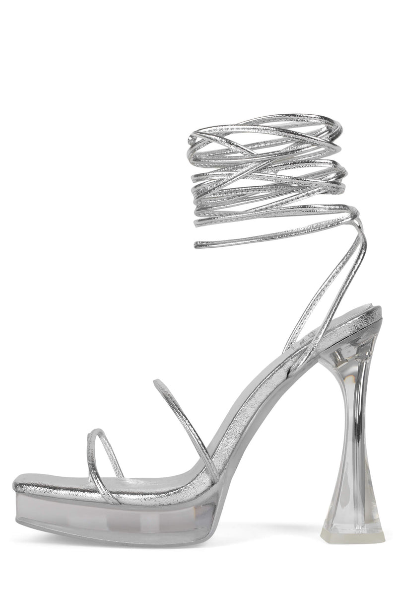 Silver Women's Jeffrey Campbell Madonna-Cl Heels | CNXBFW-756