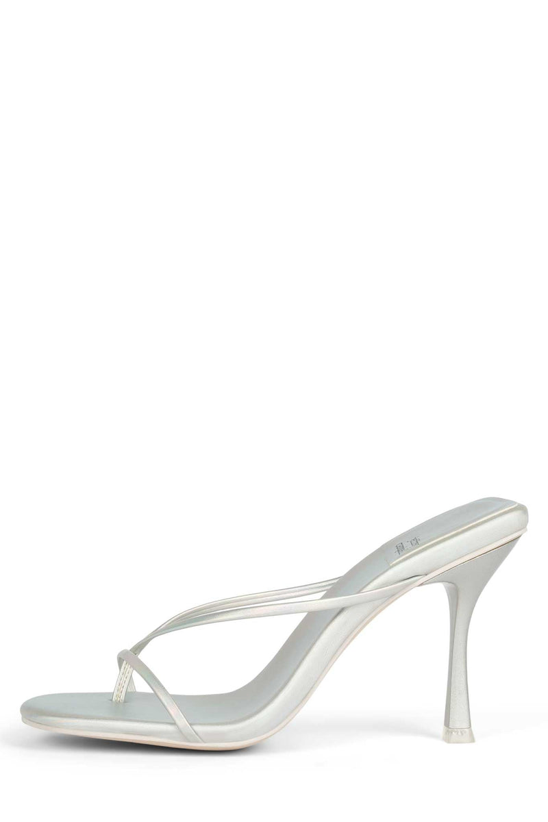 Silver Women's Jeffrey Campbell Murals Heels | UYWOLN-387