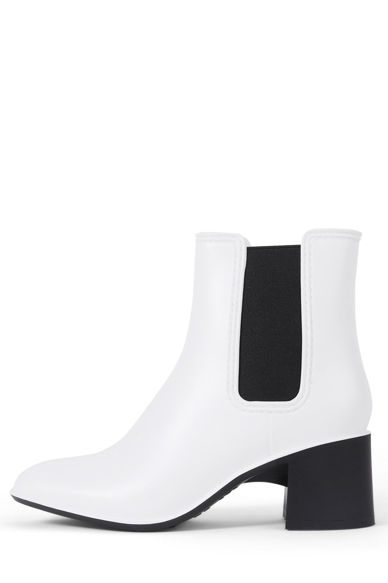 White Women's Jeffrey Campbell Rainyday Rain Boots | FWBEVQ-765