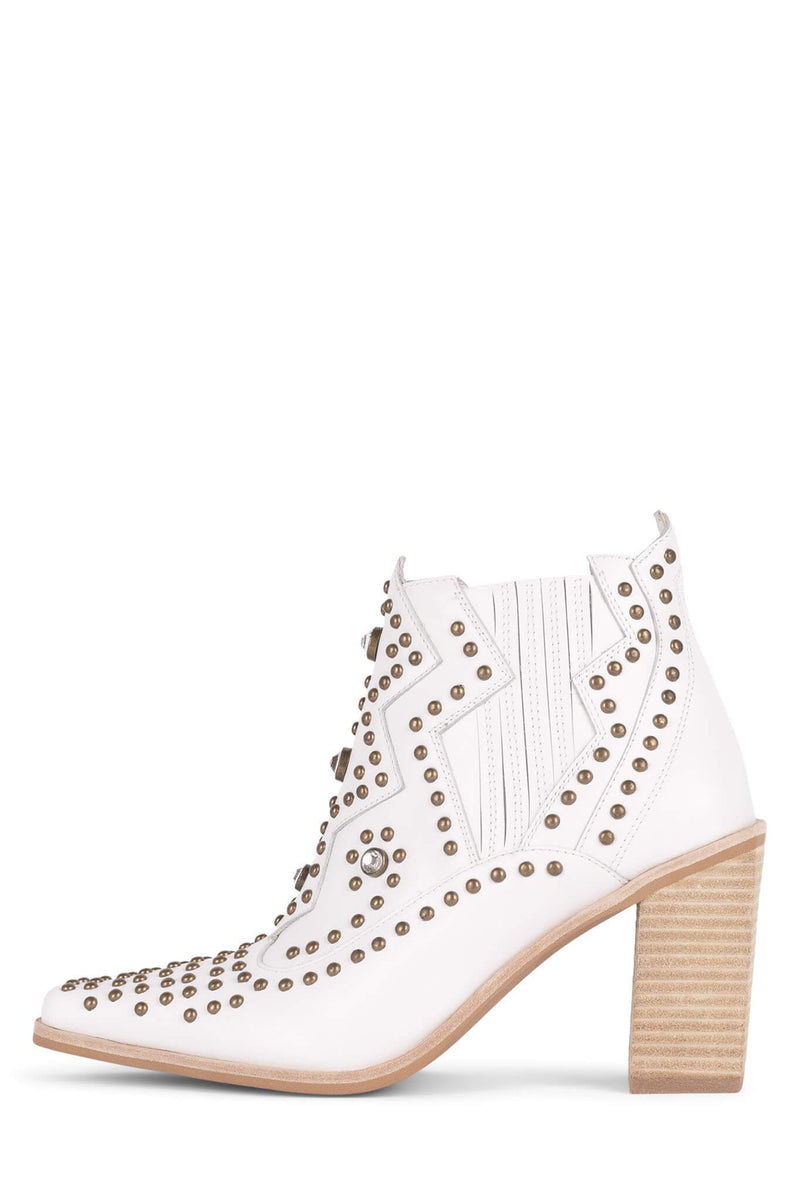 White Women's Jeffrey Campbell Show-Pony Ankle Boots | YIECDF-523