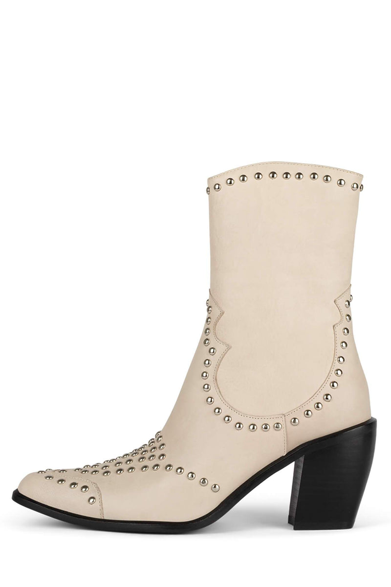 White Women's Jeffrey Campbell Xoro-St Ankle Boots | WBEGNV-804