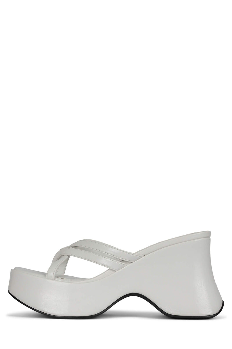 White Women's Jeffrey Campbell Year-3000 Heels | BXAVEC-069