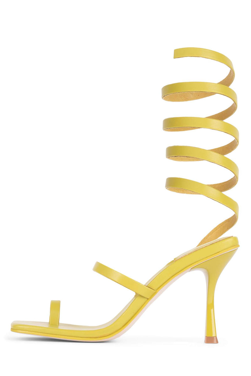 Yellow Women's Jeffrey Campbell Luzia Heels | FNHYIW-530