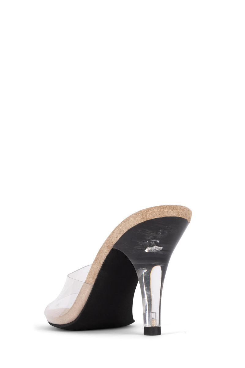 Beige Women's Jeffrey Campbell Cendrillon Heels | JLRIDQ-462