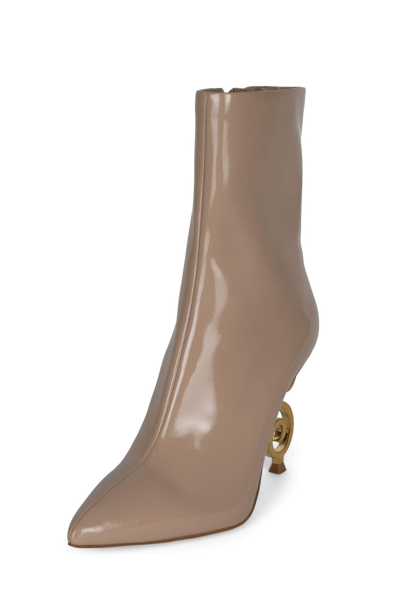 Beige Women's Jeffrey Campbell Mousai Ankle Boots | ZXJEVH-172