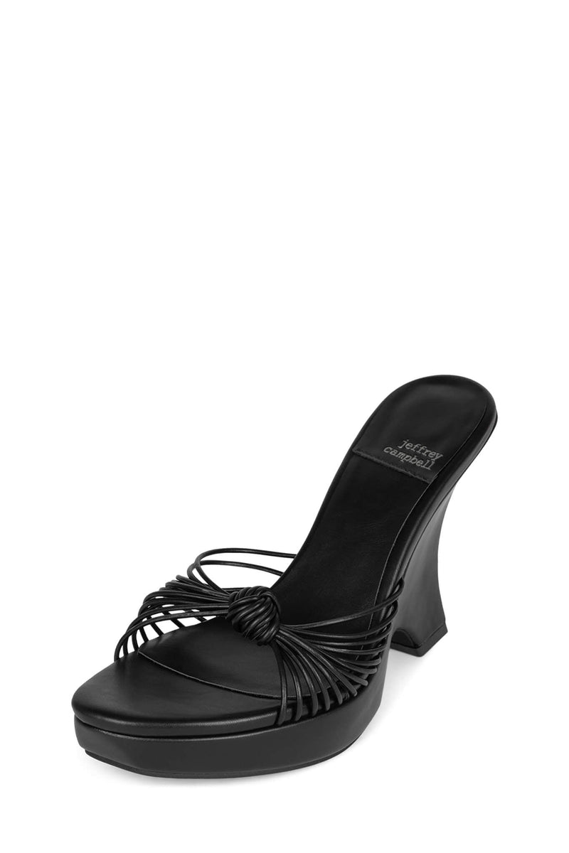 Black Women's Jeffrey Campbell Arore Wedges | SYQVWO-396