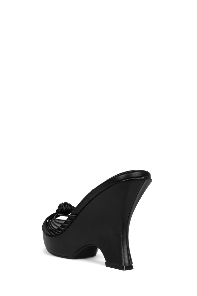 Black Women's Jeffrey Campbell Arore Wedges | SYQVWO-396