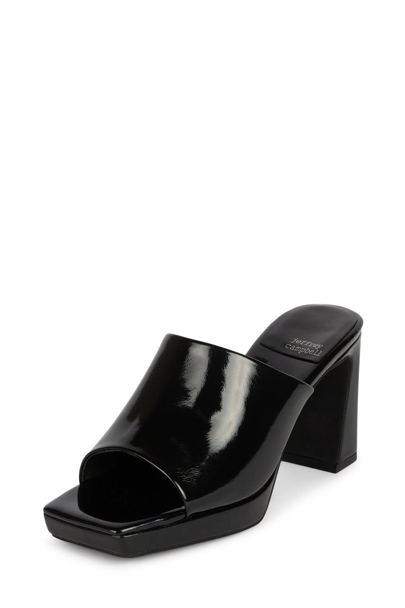 Black Women's Jeffrey Campbell Caviar Heels | GYSFJX-023