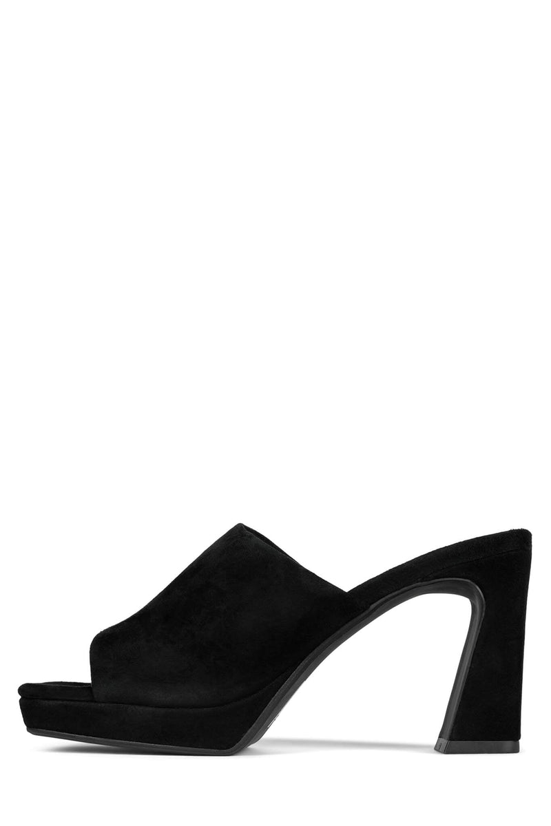 Black Women's Jeffrey Campbell Caviar Heels | GYSFJX-023