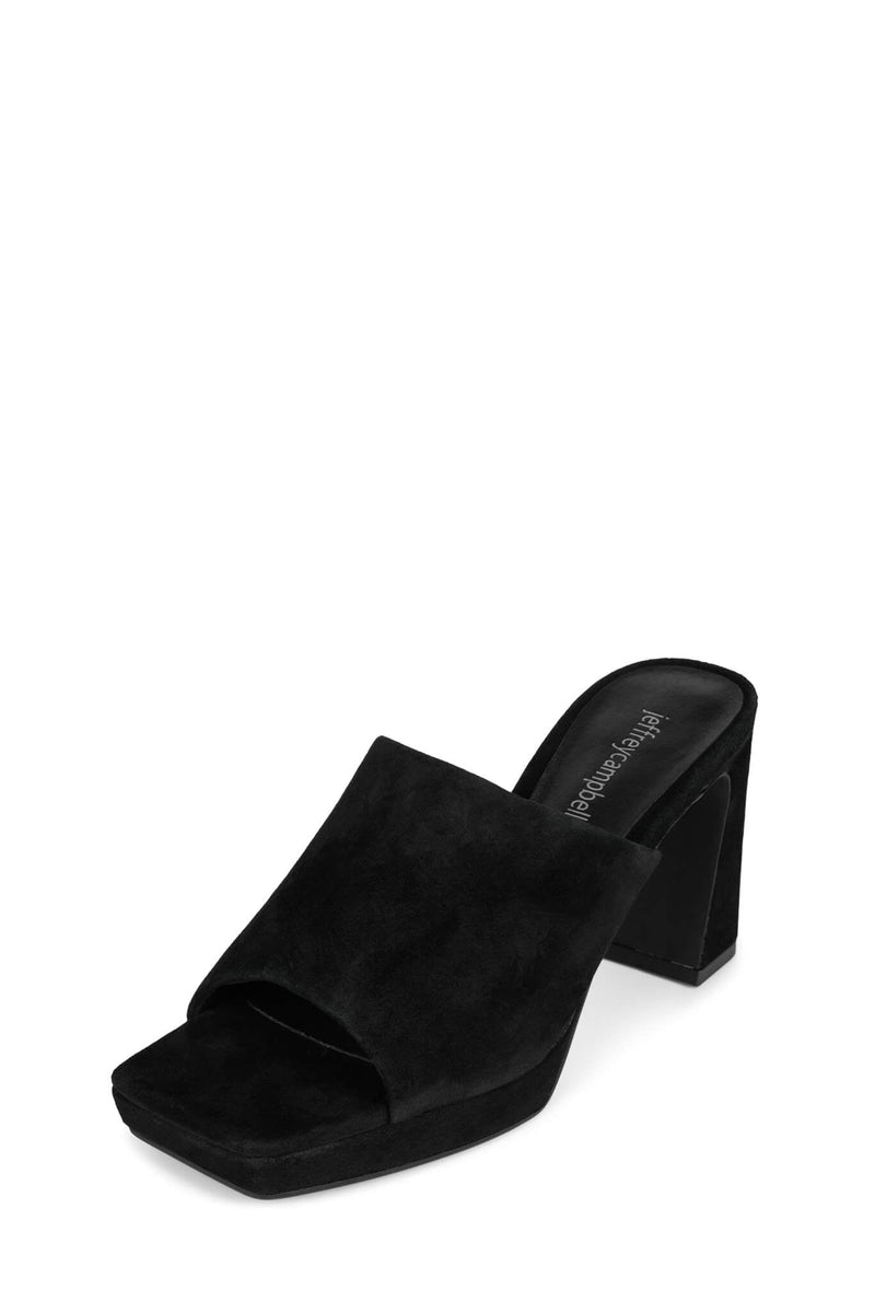 Black Women's Jeffrey Campbell Caviar Heels | GYSFJX-023