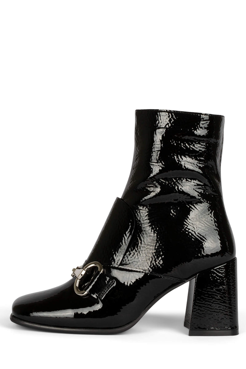 Black Women\'s Jeffrey Campbell Deneuv-Hi Ankle Boots | DKAGSR-159