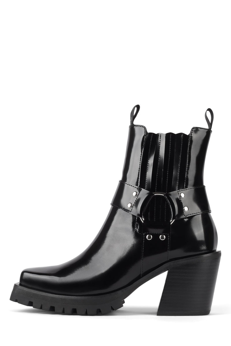 Black Women\'s Jeffrey Campbell Elkins-Bk Ankle Boots | PFABTV-526