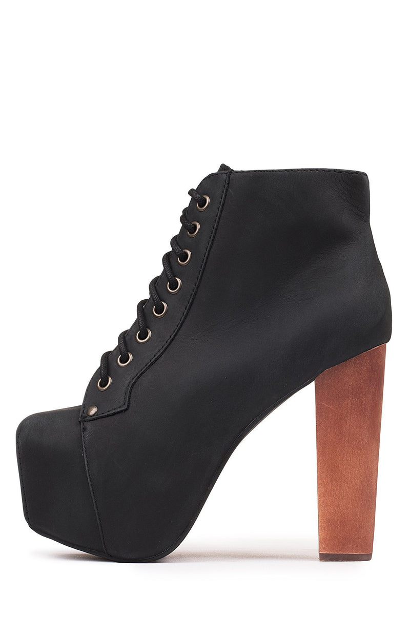 Black Women\'s Jeffrey Campbell Lita Ankle Boots | LIZWKO-698