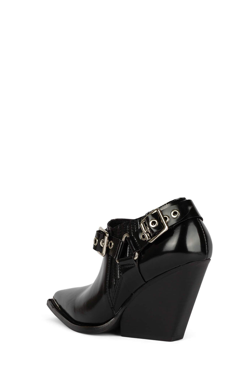 Black Women's Jeffrey Campbell Oldtown Ankle Boots | KAOCJR-540