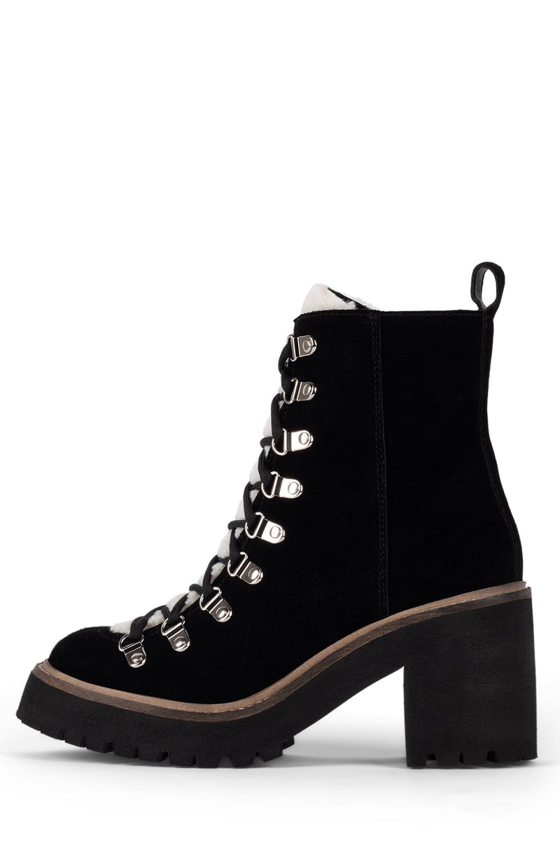 Black Women\'s Jeffrey Campbell Owhat Ankle Boots | TIVOXM-578