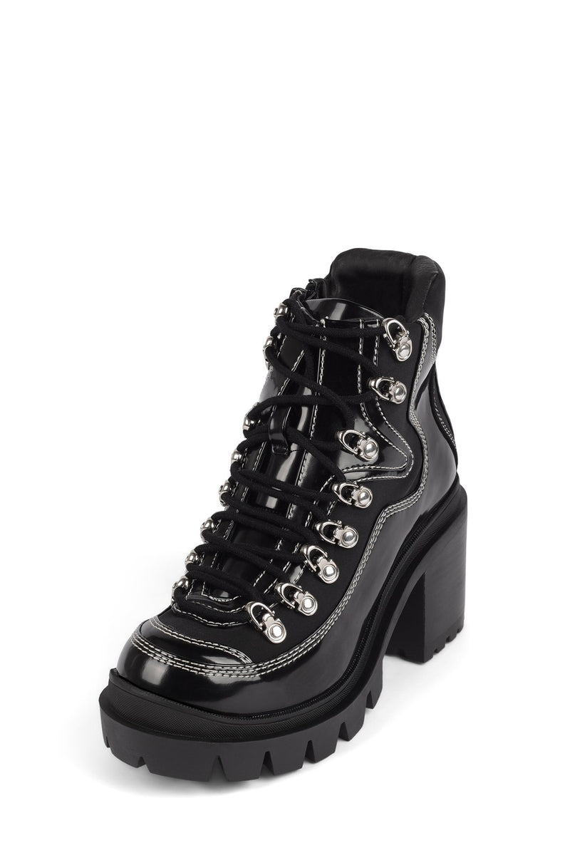 Black Women's Jeffrey Campbell Road-Rage Ankle Boots | LQMJVG-421