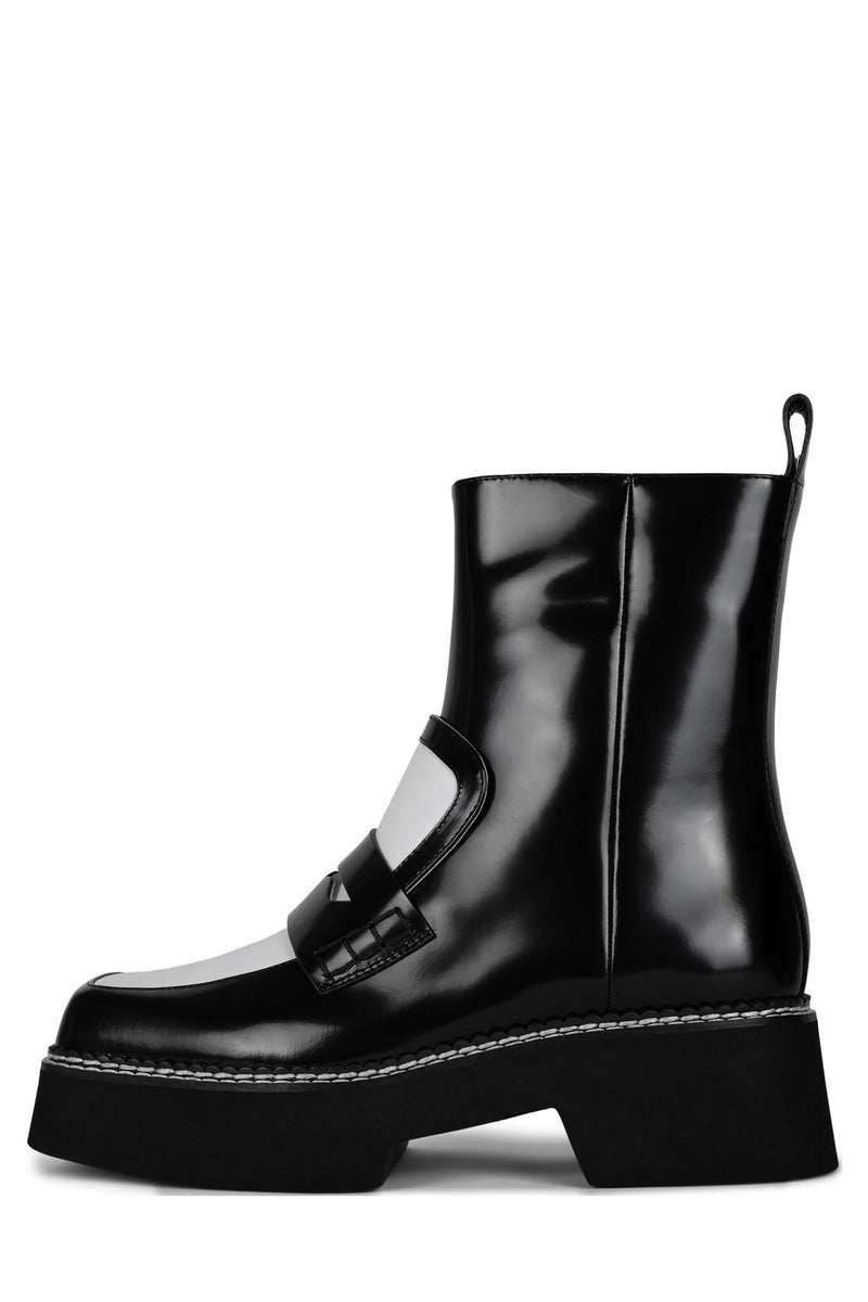 Black Women\'s Jeffrey Campbell Tuxie Ankle Boots | XJPNLT-925