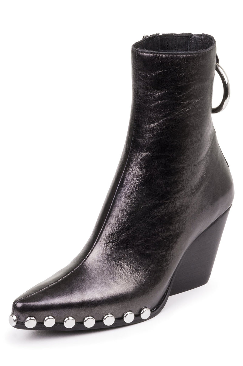 Black Women's Jeffrey Campbell Walton-Str Ankle Boots | NDVCJH-389