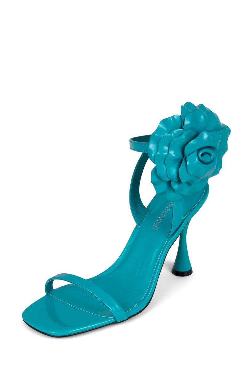 Blue Women's Jeffrey Campbell Flwr-Power Heels | XJTDNZ-590