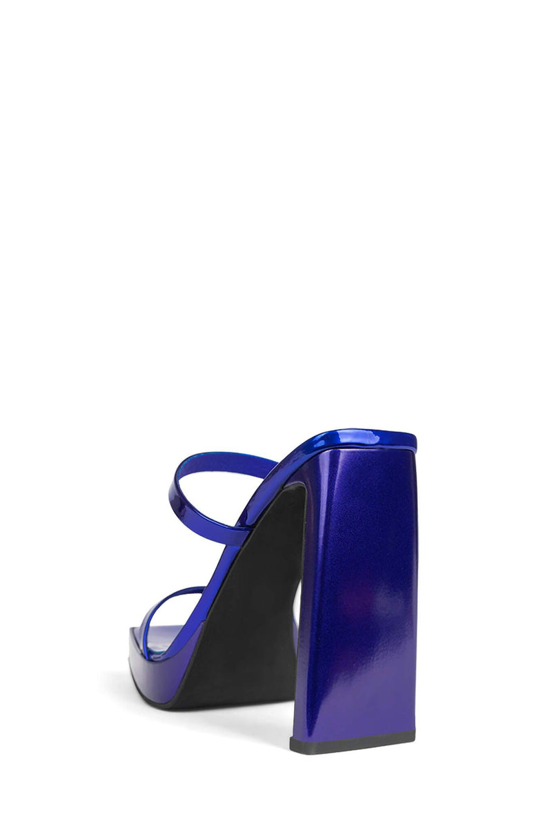 Blue Women's Jeffrey Campbell Hustler Heels | GJECMF-691