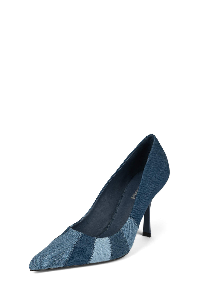 Blue Women's Jeffrey Campbell Marveil-Hi Heels Shoes | JQYSEF-309