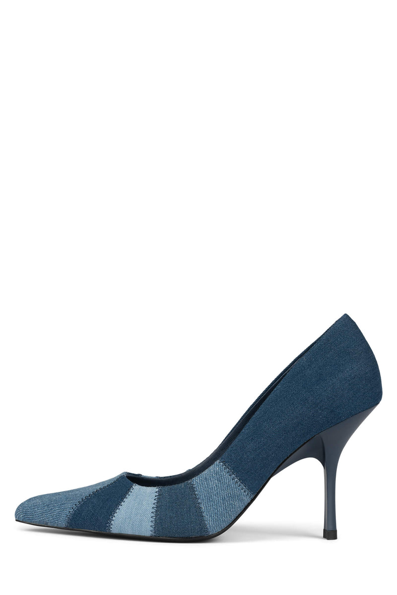 Blue Women\'s Jeffrey Campbell Marveil-Hi Heels Shoes | JQYSEF-309