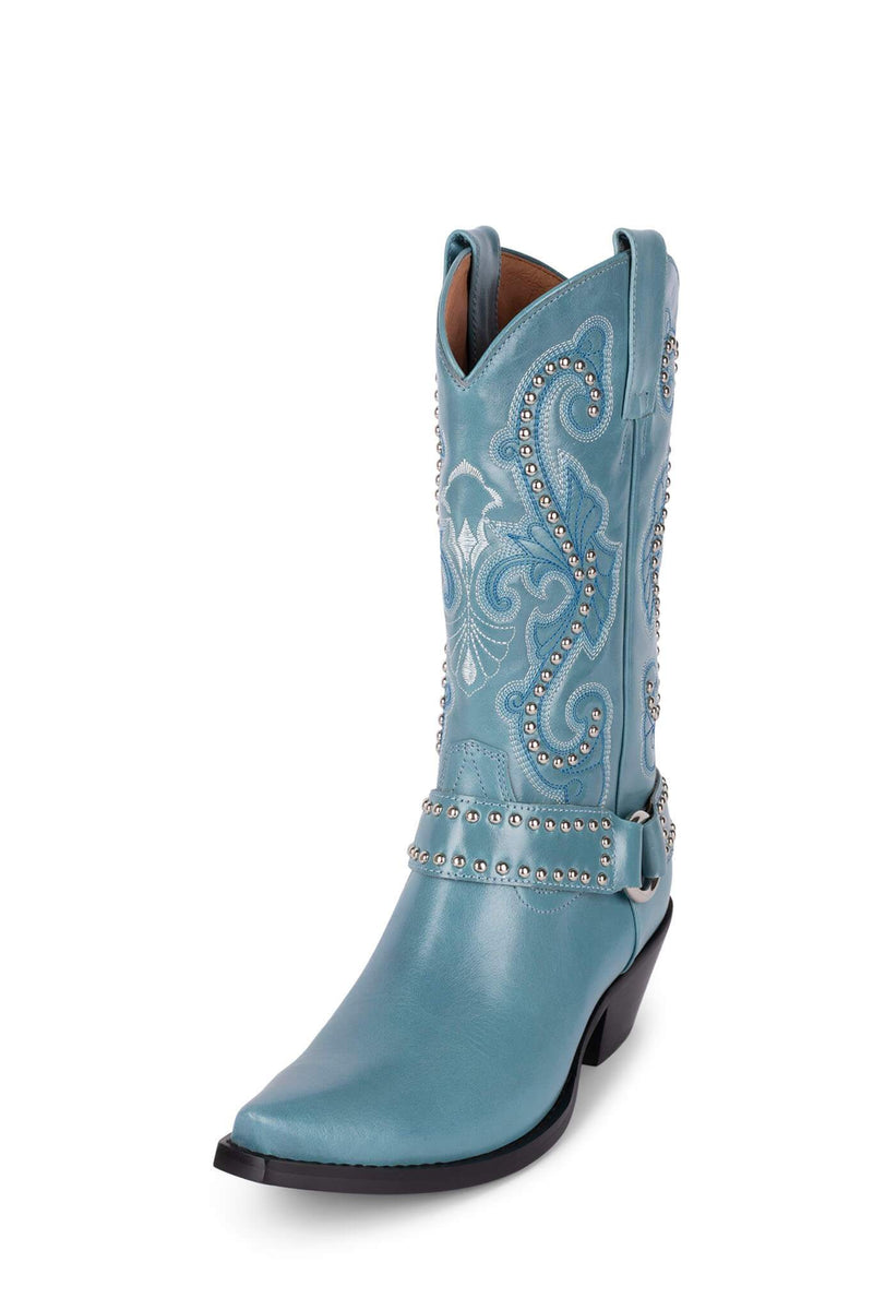 Blue Women's Jeffrey Campbell The-Kid-H Cowboy Boots | OZCWYK-102