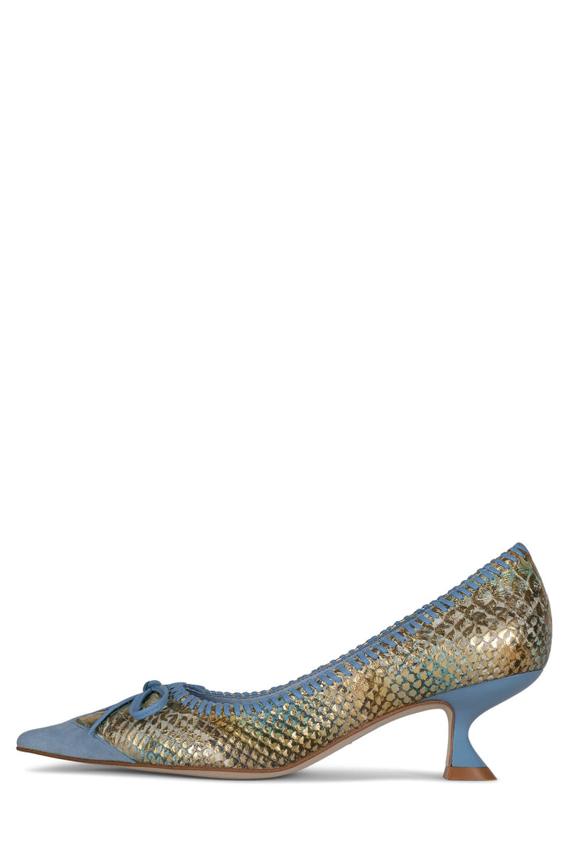 Blue Women\'s Jeffrey Campbell Torpedo-2 Heels Shoes | SPYHRX-534