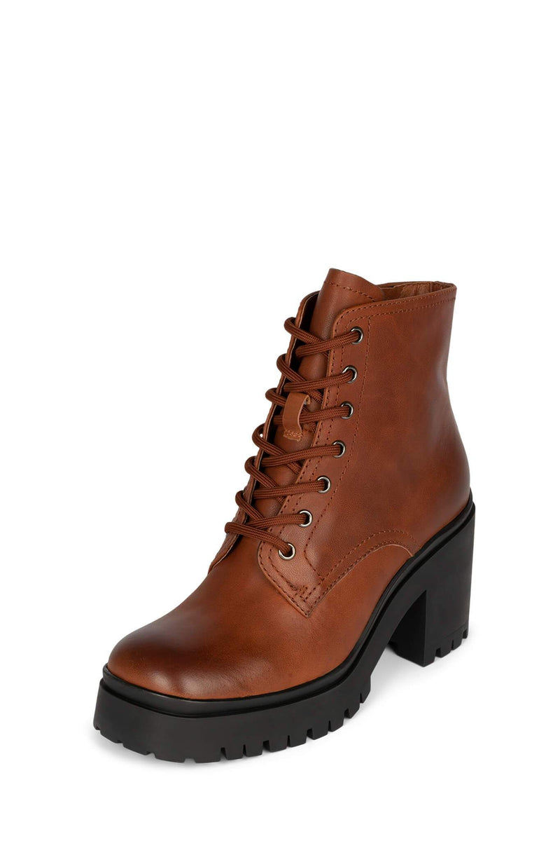 Brown Women's Jeffrey Campbell Anemone-Lu Ankle Boots | ESYHWN-724