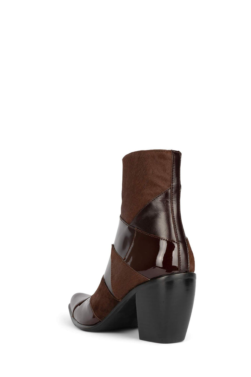 Brown Women's Jeffrey Campbell Caballeros Ankle Boots | UMWEZA-583